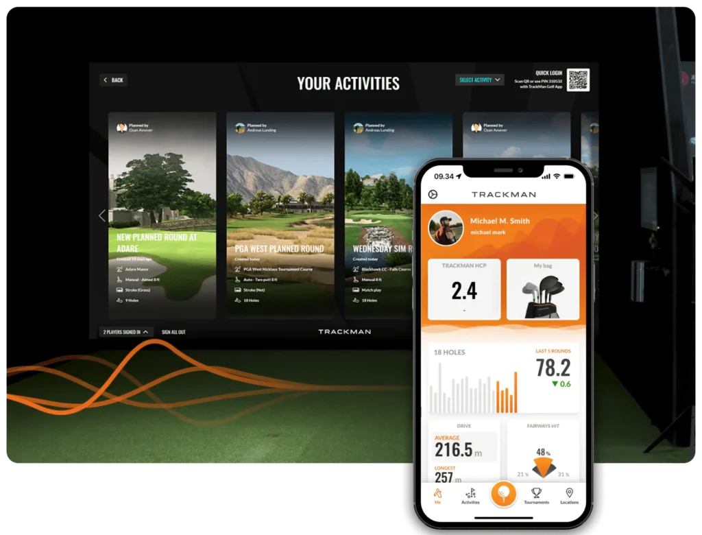 Trackman Virtual Golf
